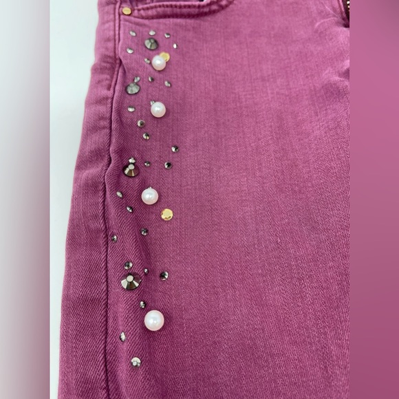 MAYORAL: Purple Jeans with Embellishments, Size 8 - Picture 5 of 7